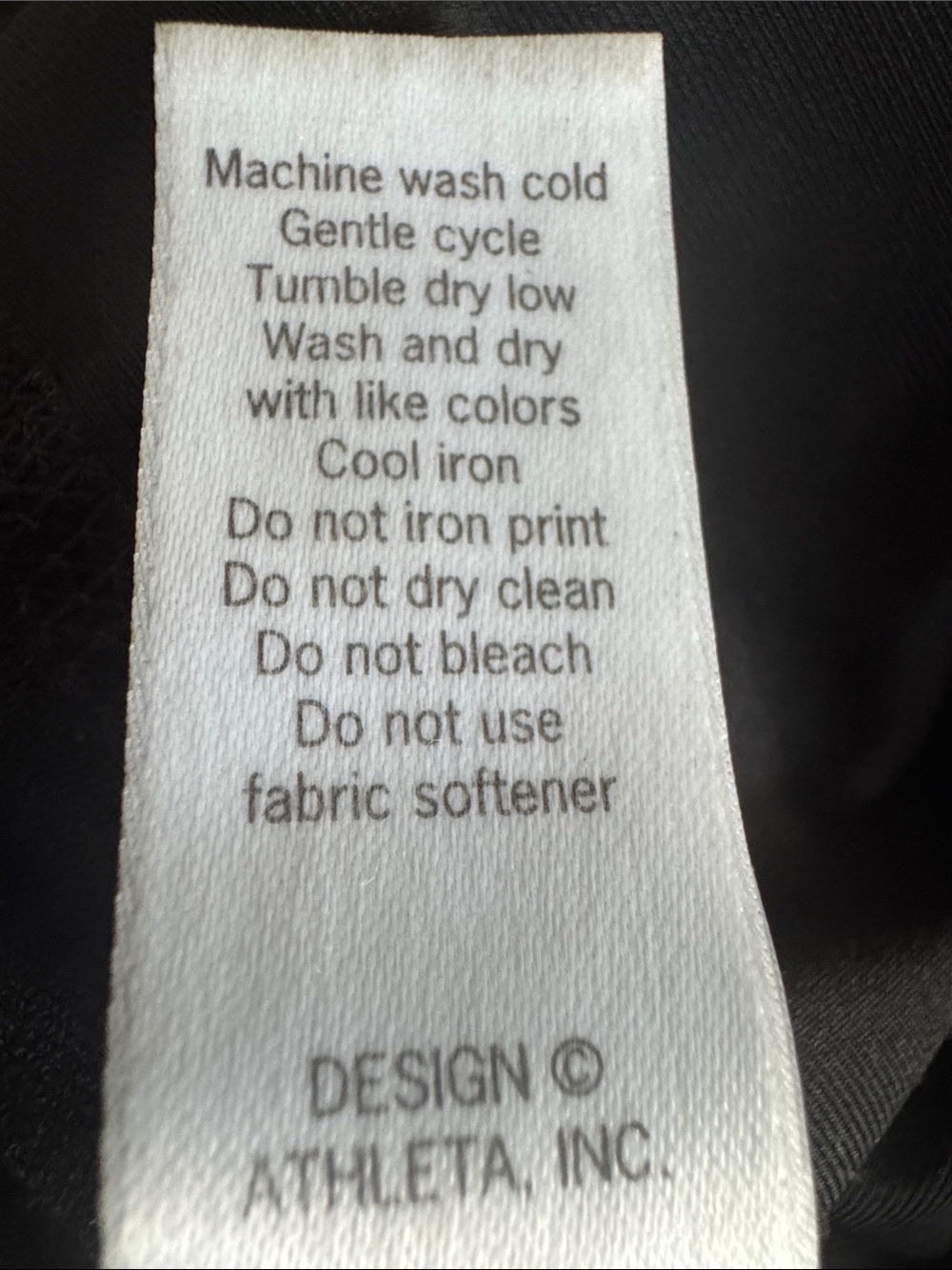 Athleta Coated Shine High Rise Leggings M Black Sleek Faux Leather Look 27” Long - Picture 6 of 7
